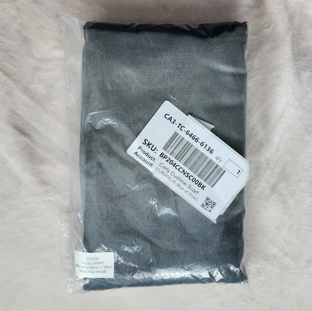 Cushnie Carly Gray Ombre Scarf From Curateur